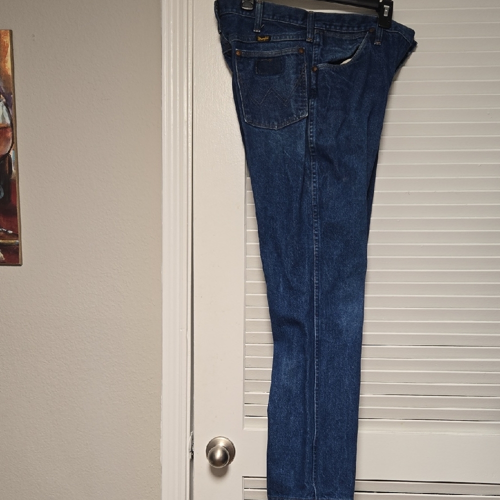 Wrangler Men's Straight Blue Jeans